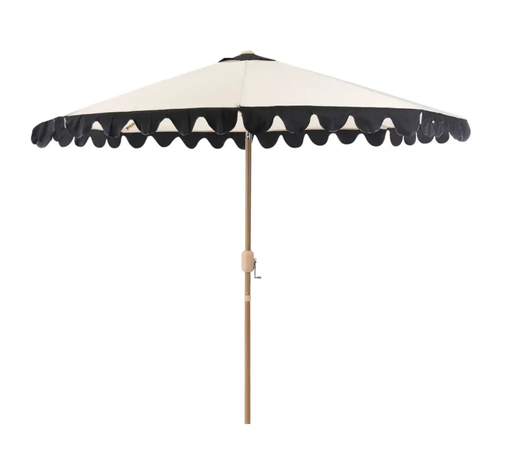 Wellenförmiger Sonnenschirm ZUR MIETE